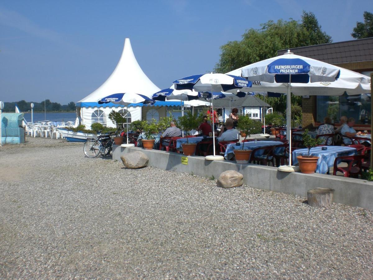 Hotel Am Schleieck Maasholm Exterior foto